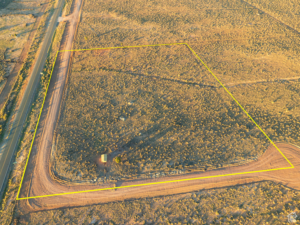 Bird's eye view with a rural view