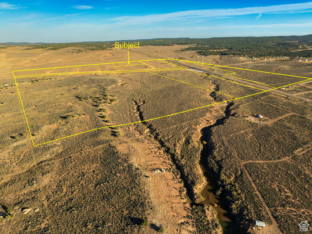 Drone / aerial view featuring a rural view