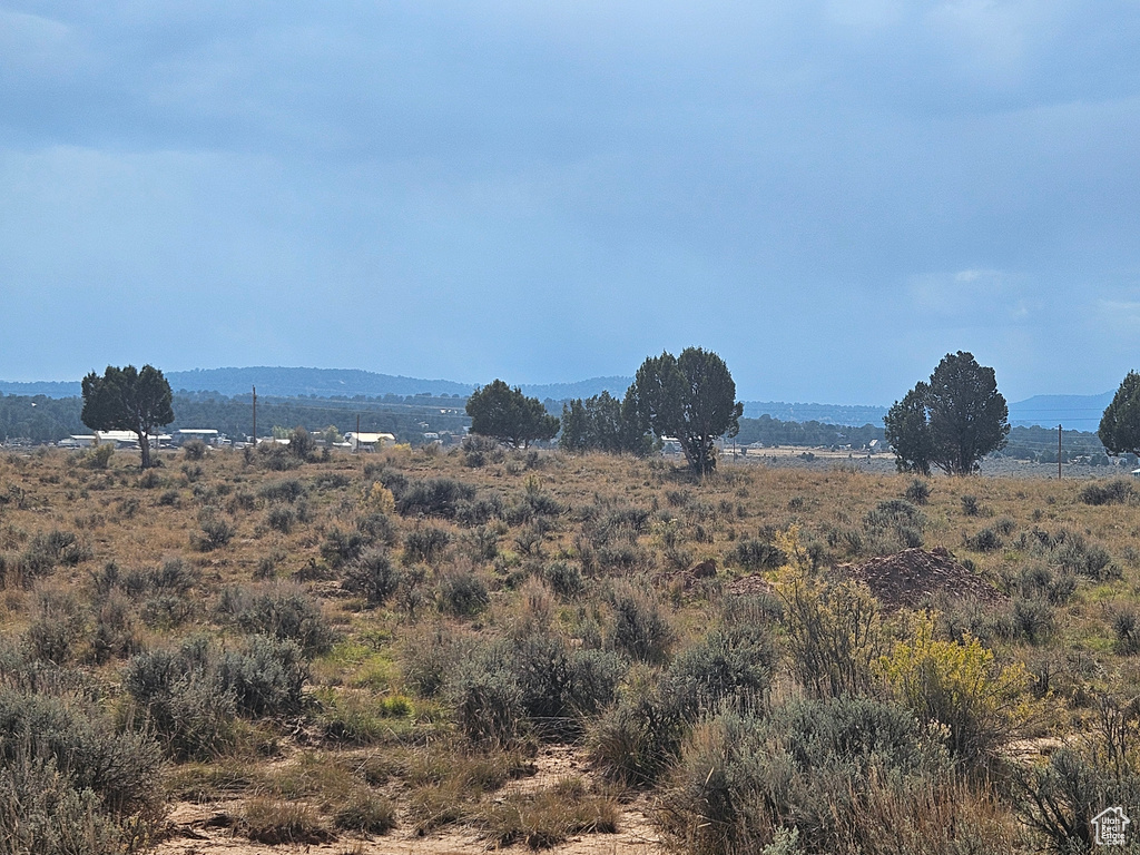 Mountain view featuring a rural view