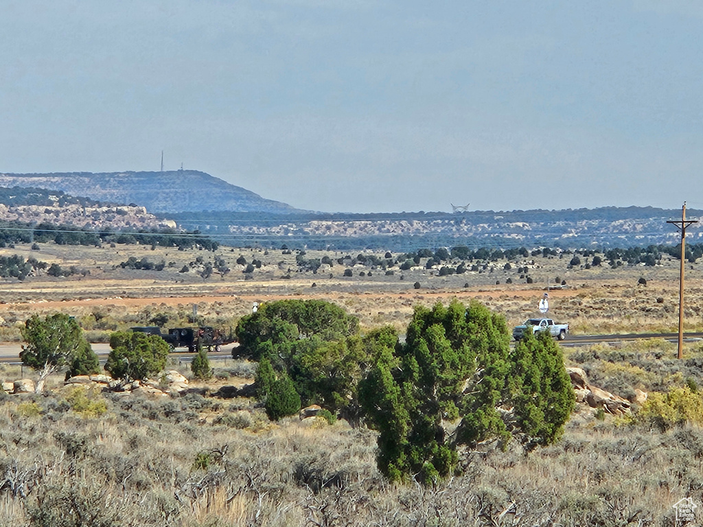 Mountain view with a rural view