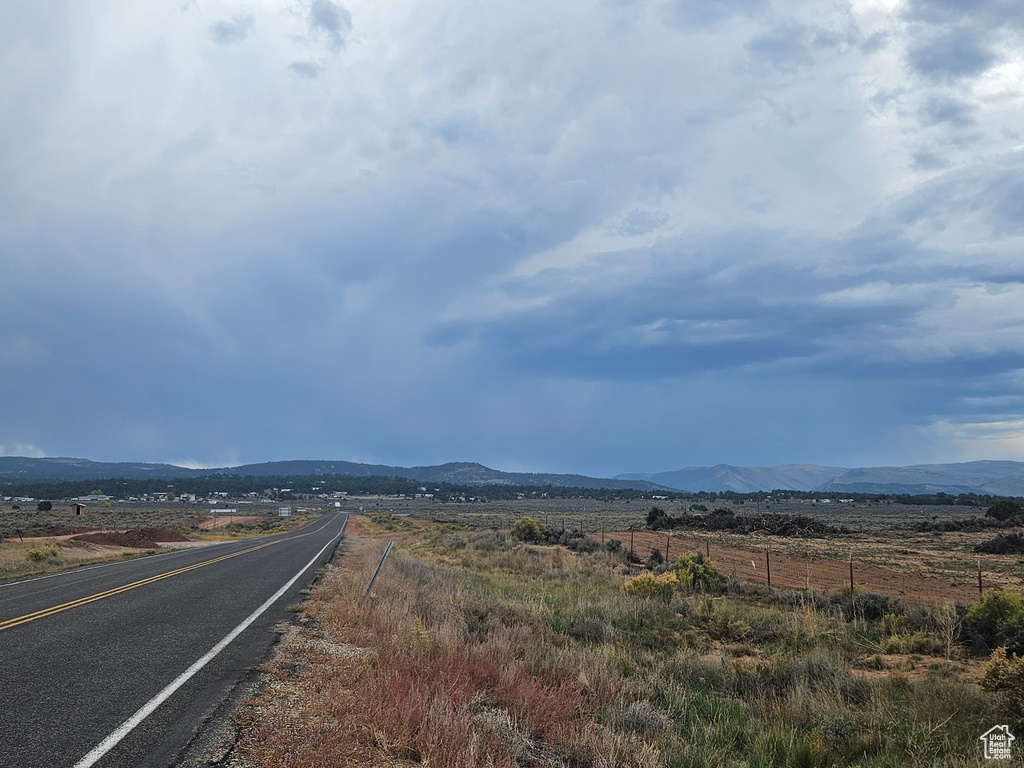 Property view of mountains featuring a rural view