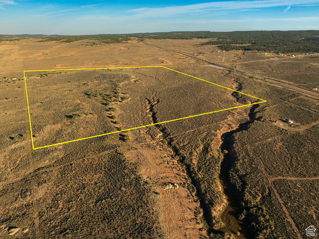 Bird's eye view with a rural view