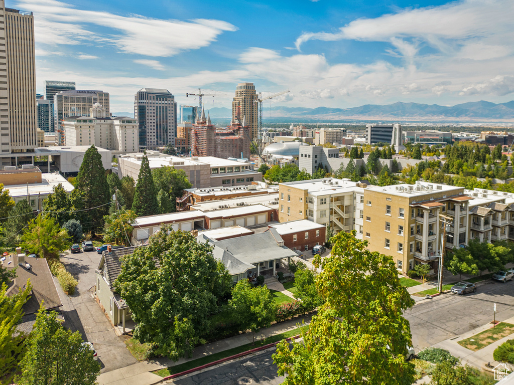 City view with a mountain view