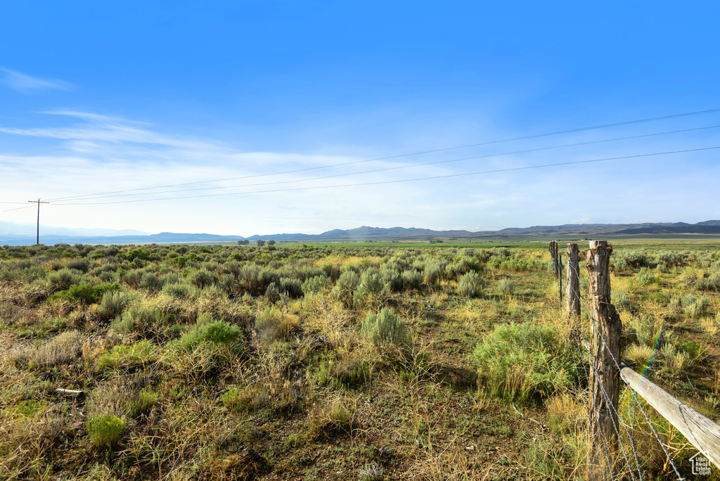 View of mountain feature featuring a rural view