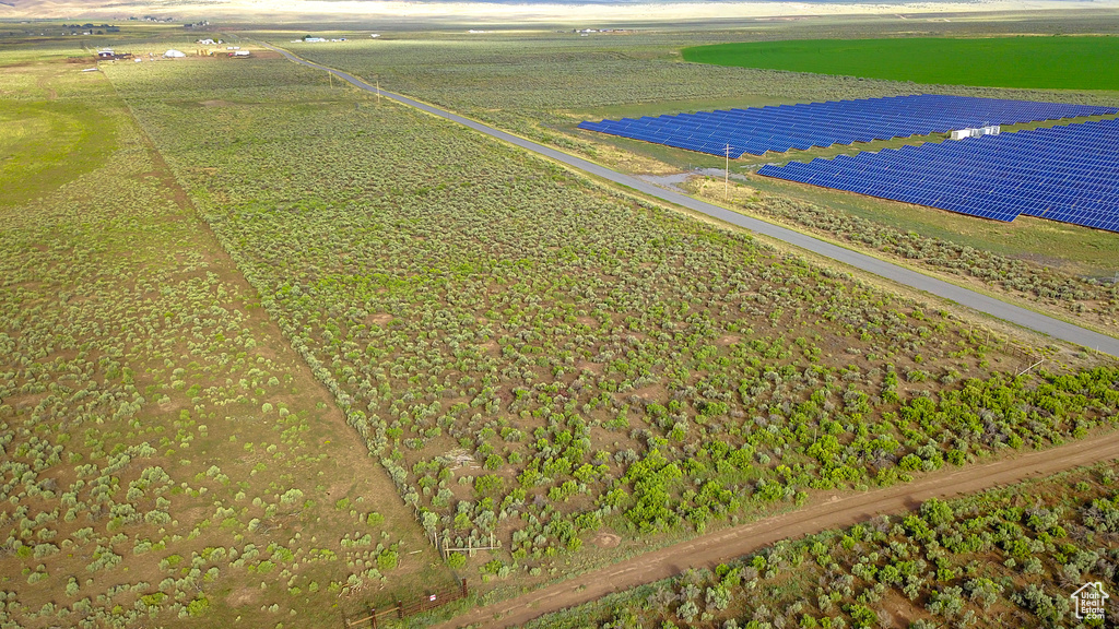 Drone / aerial view featuring a rural view