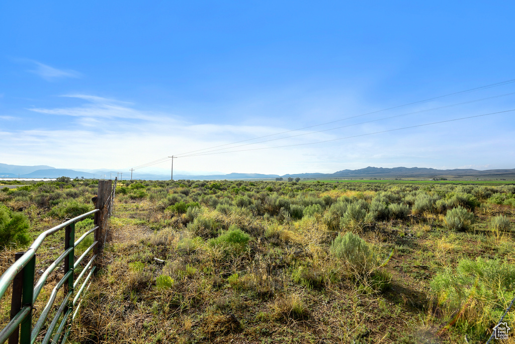 Mountain view featuring a rural view