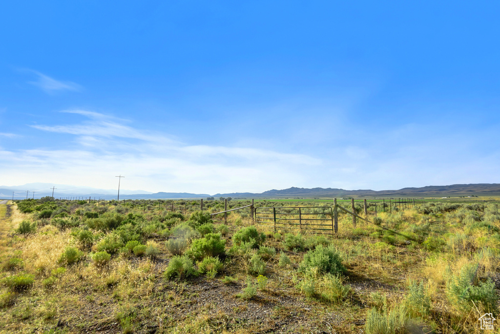 Mountain view with a rural view
