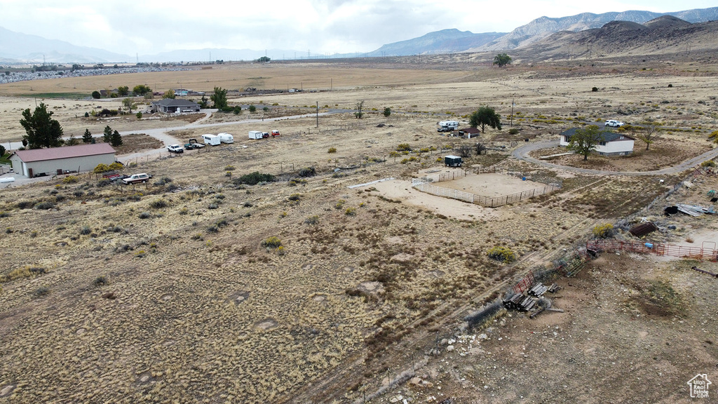 Exterior space featuring a rural view and a mountain view