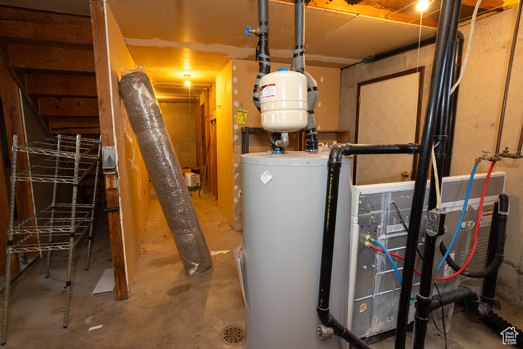 Utilities featuring water heater