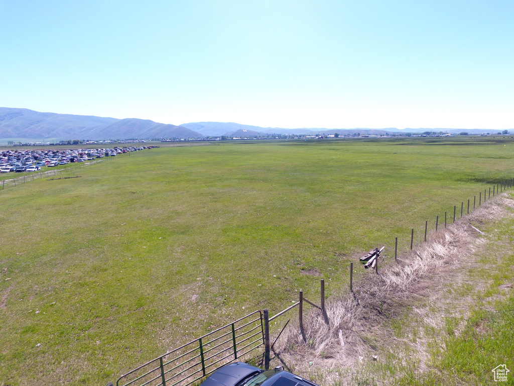 View of mountain feature featuring a rural view