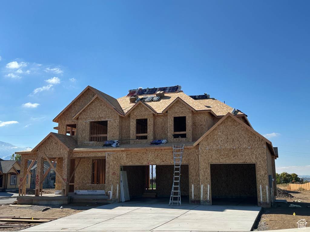 View of property under construction