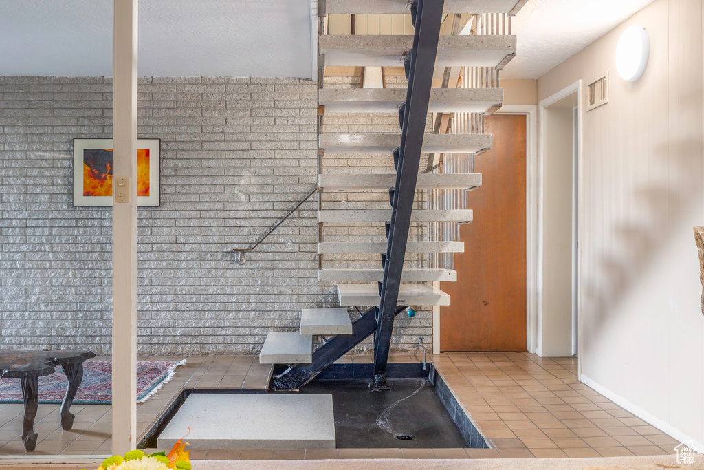 Interior details featuring tile patterned floors