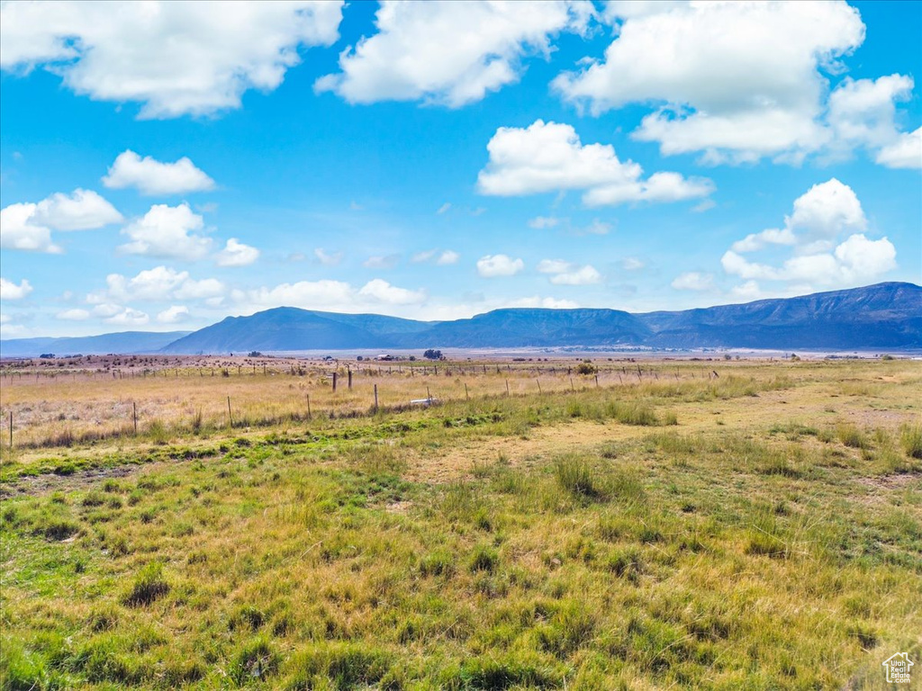 Mountain view featuring a rural view