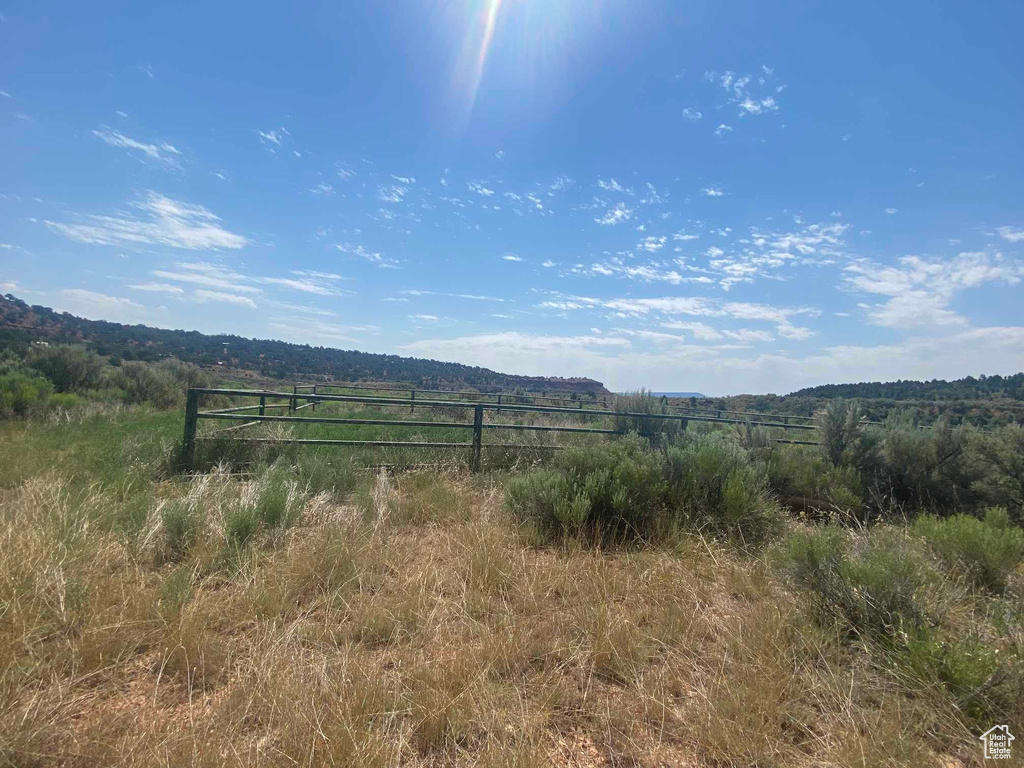 View of mountain feature featuring a rural view