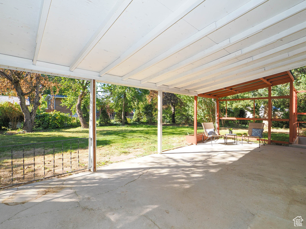 View of patio