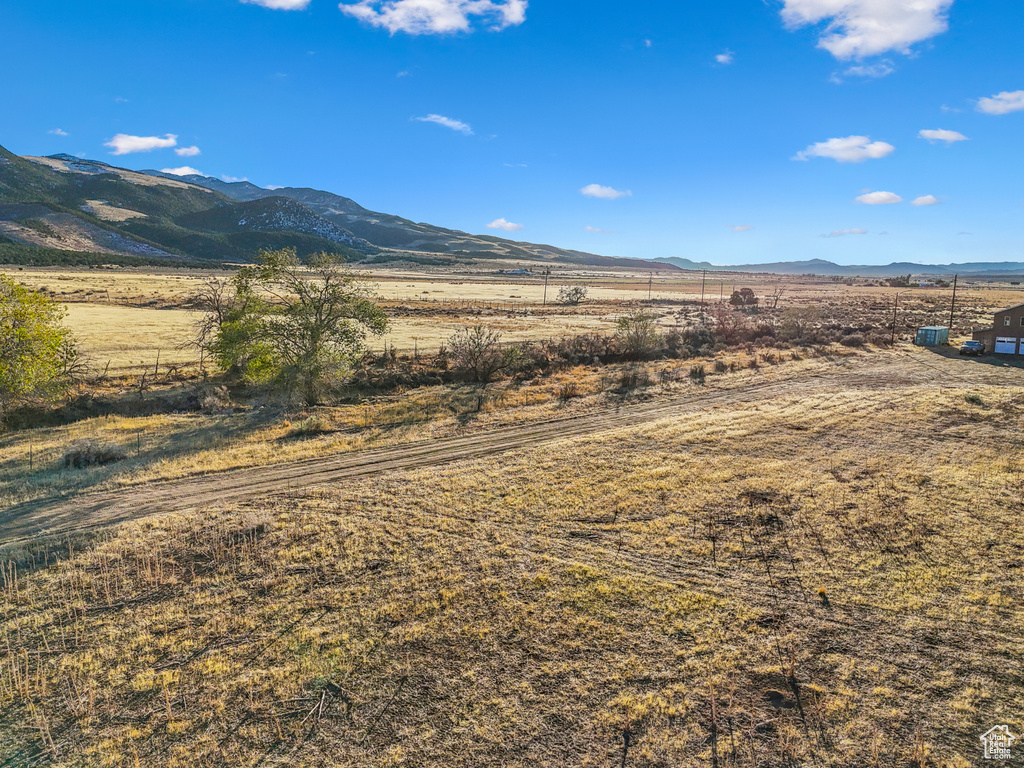 View of mountain feature featuring a rural view