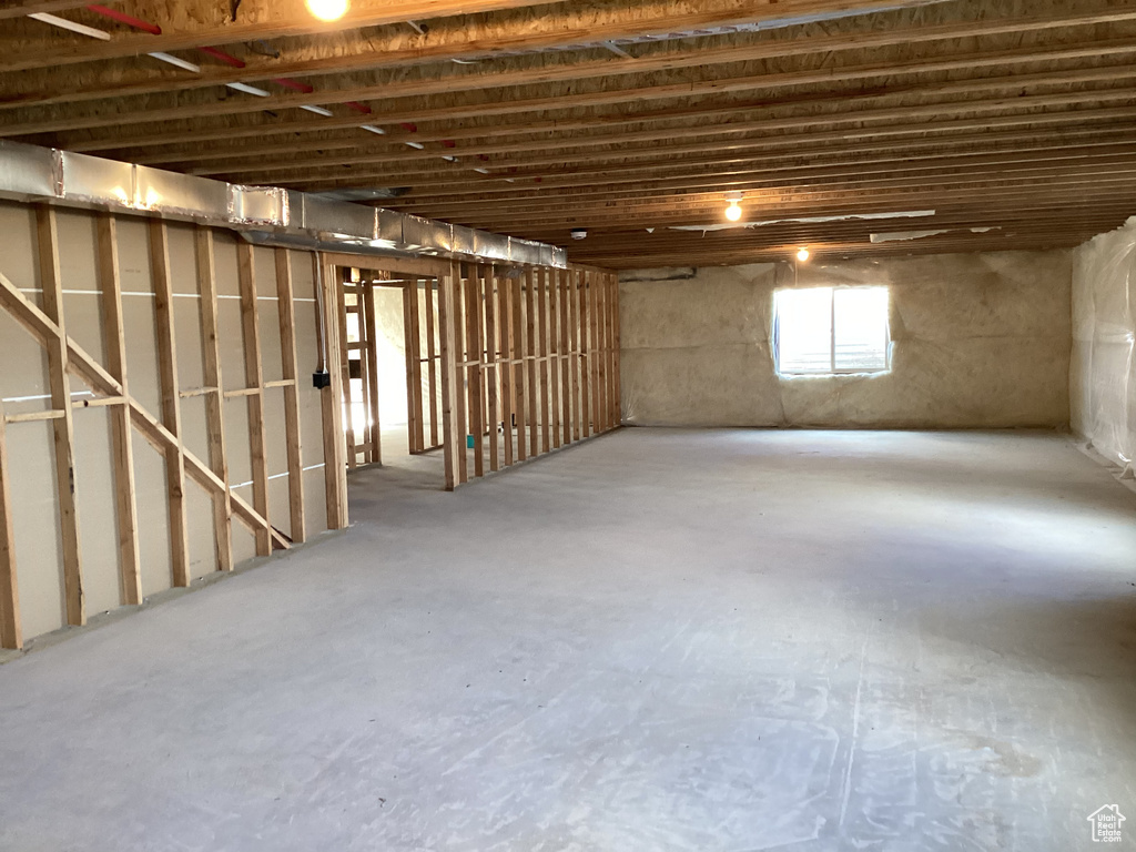View of basement