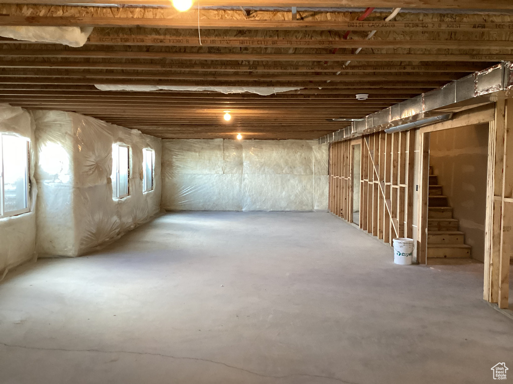 View of basement