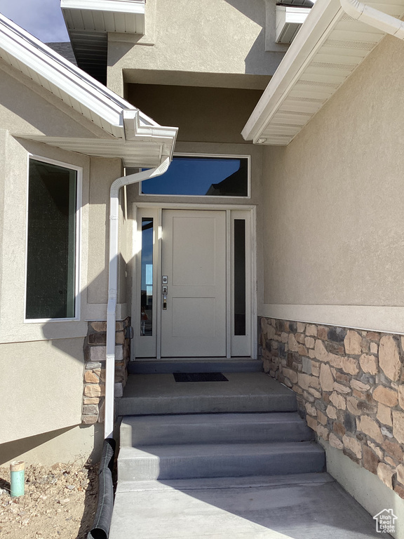 View of entrance to property