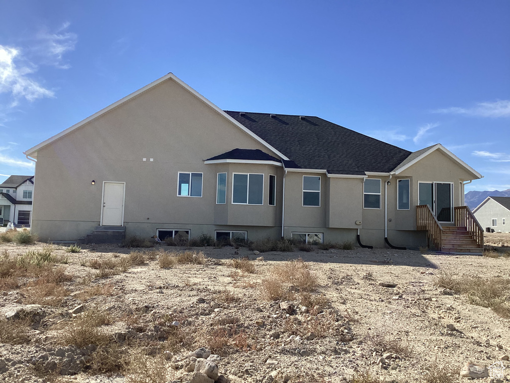 View of back of house