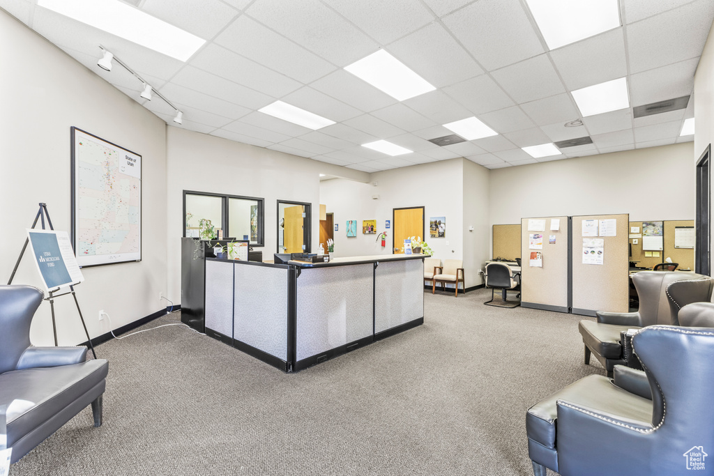 View of reception area