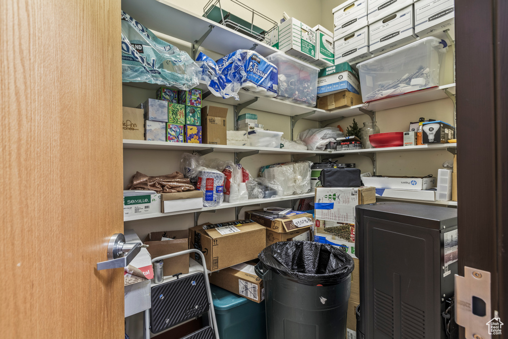 View of storage room