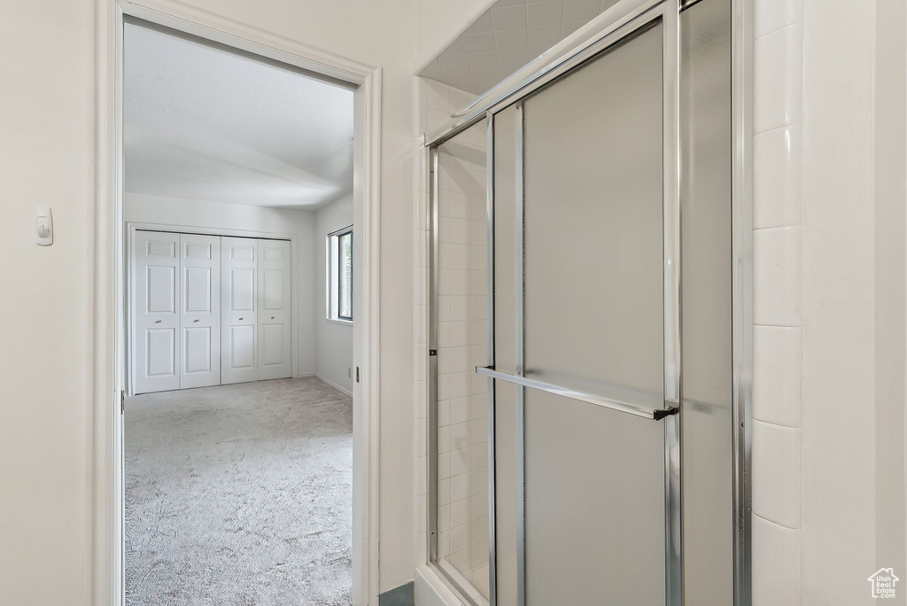 Bathroom with walk in shower