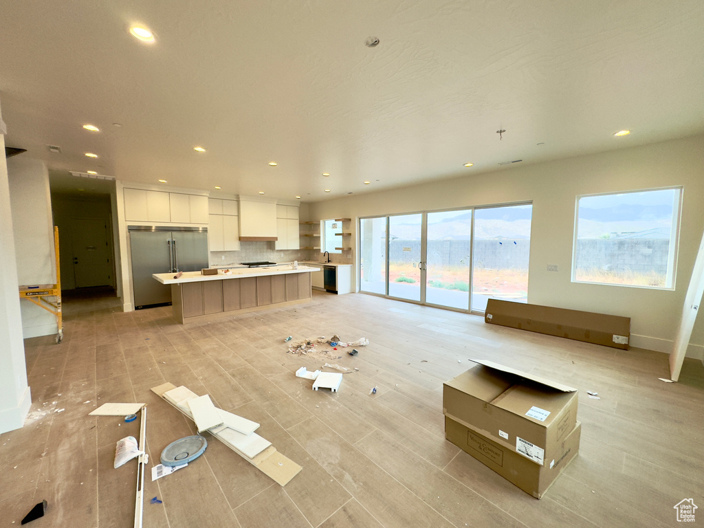 View of unfurnished living room