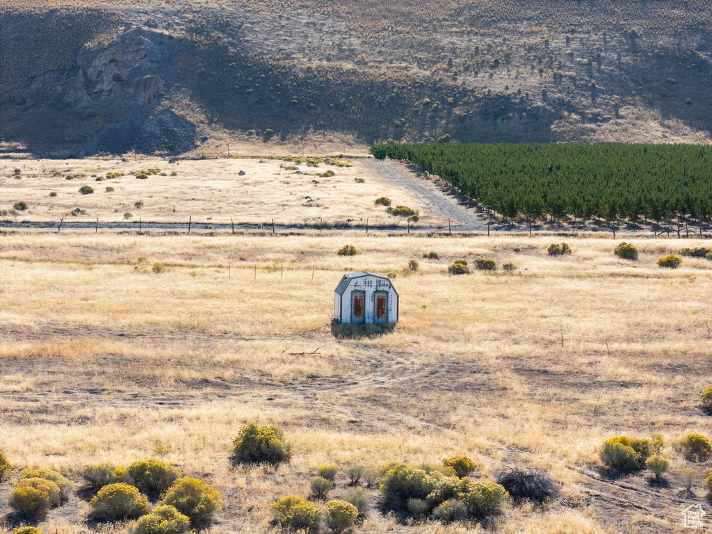 Mountain view with a rural view