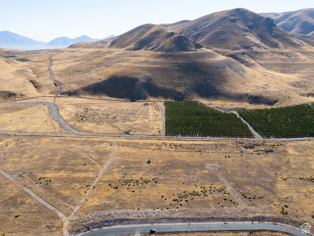 Property view of mountains featuring a rural view