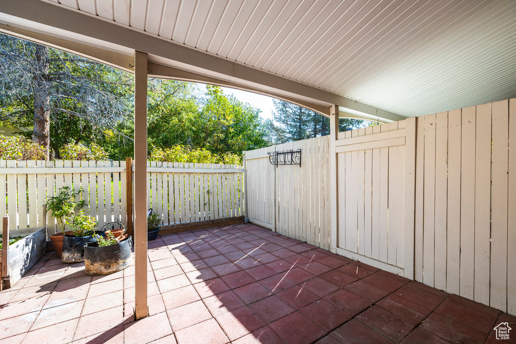 View of patio