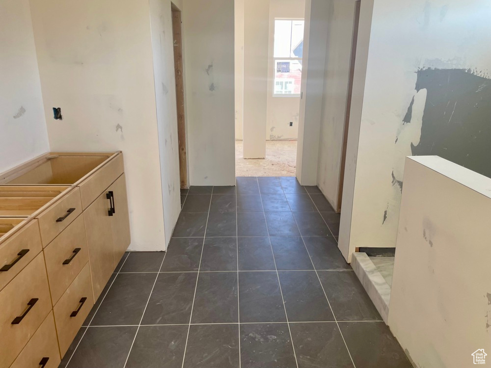 Bathroom featuring tile patterned flooring