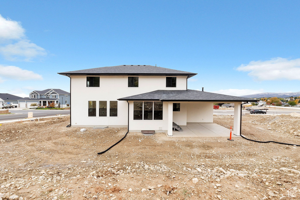 View of rear view of property