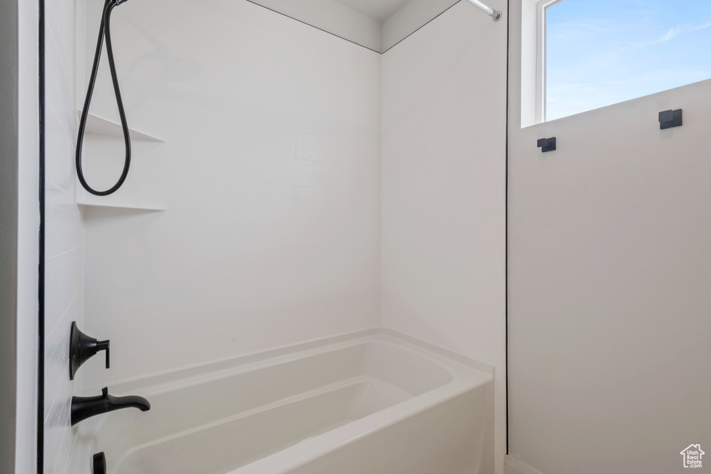 Bathroom with bathtub / shower combination