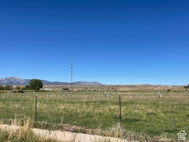 View of mountain feature with a rural view