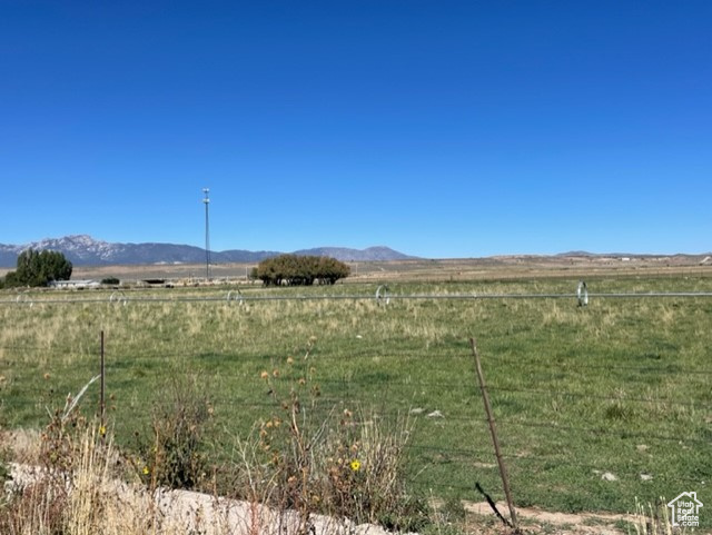 Mountain view featuring a rural view