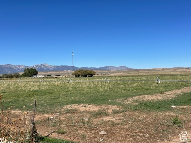 View of mountain feature featuring a rural view
