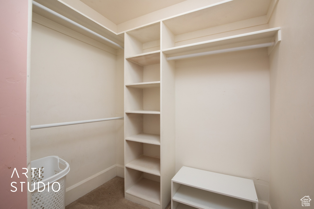 View of spacious closet
