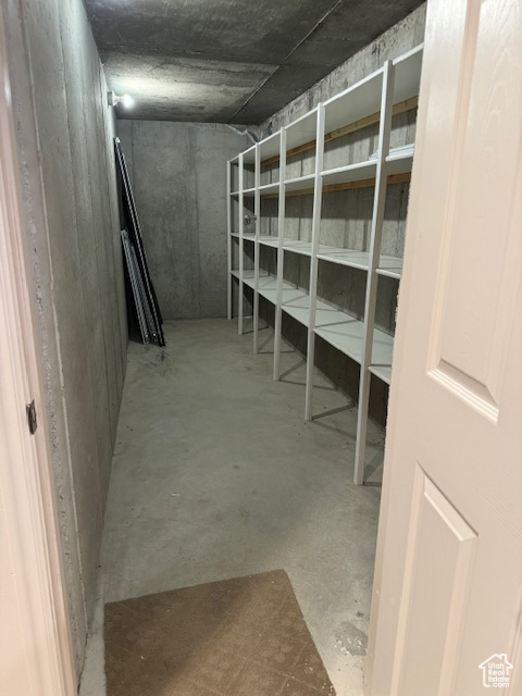 View of storage area