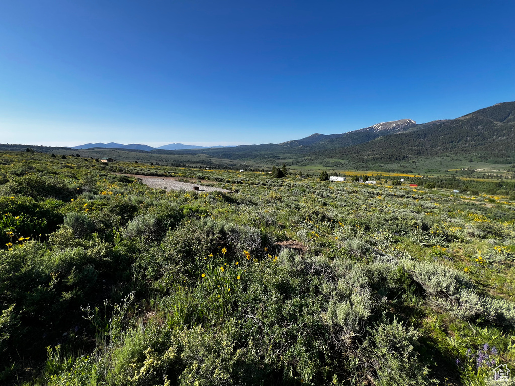 View of mountain backdrop