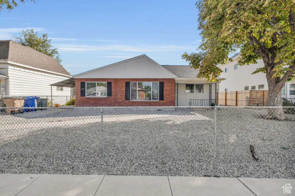 View of ranch-style house