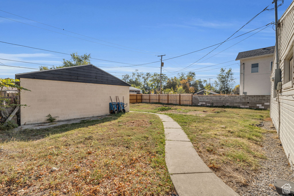 View of yard