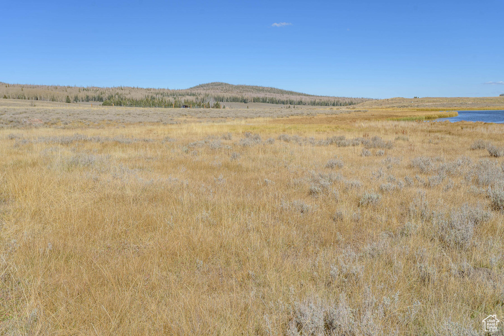 View of mountain feature with a rural view