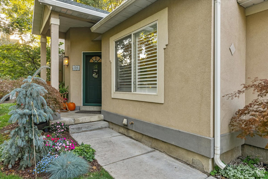 View of entrance to property