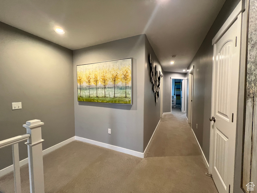 Corridor with carpet