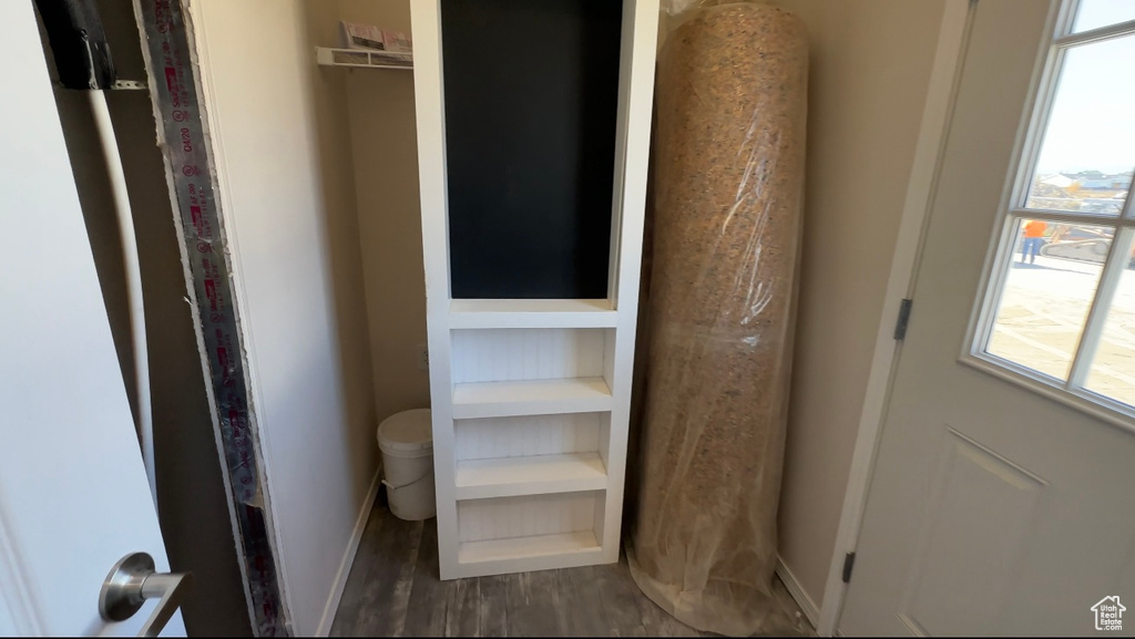 Bathroom featuring hardwood / wood-style flooring