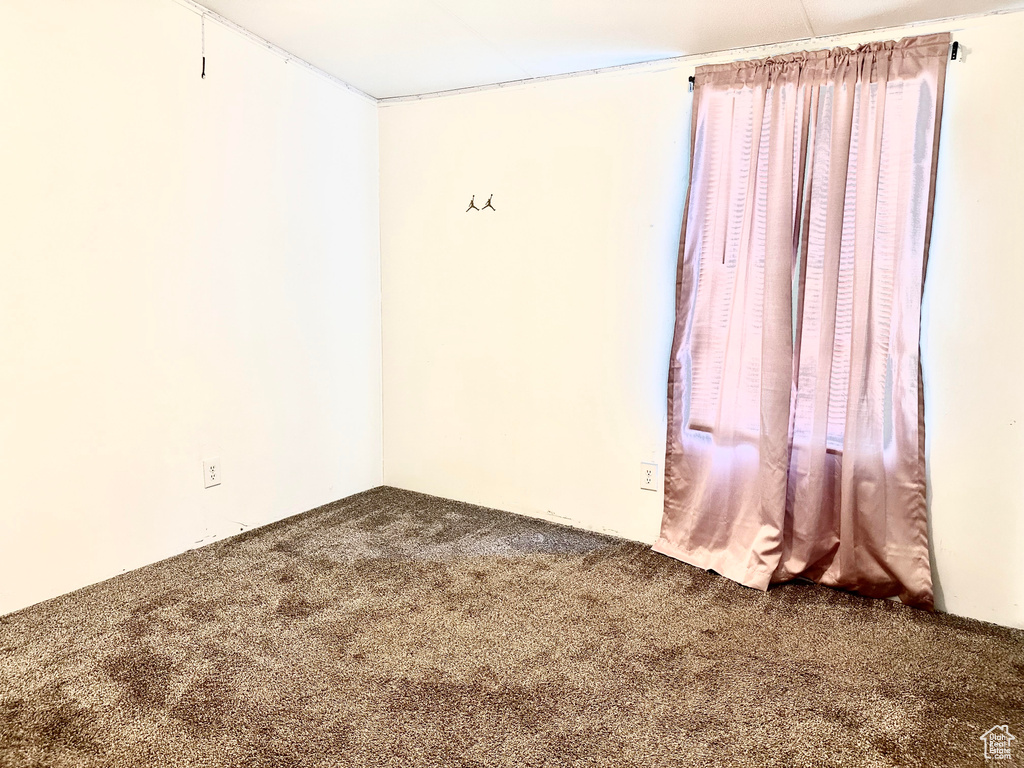 Spare room with carpet flooring