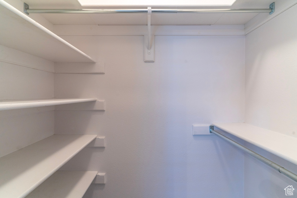 View of spacious closet