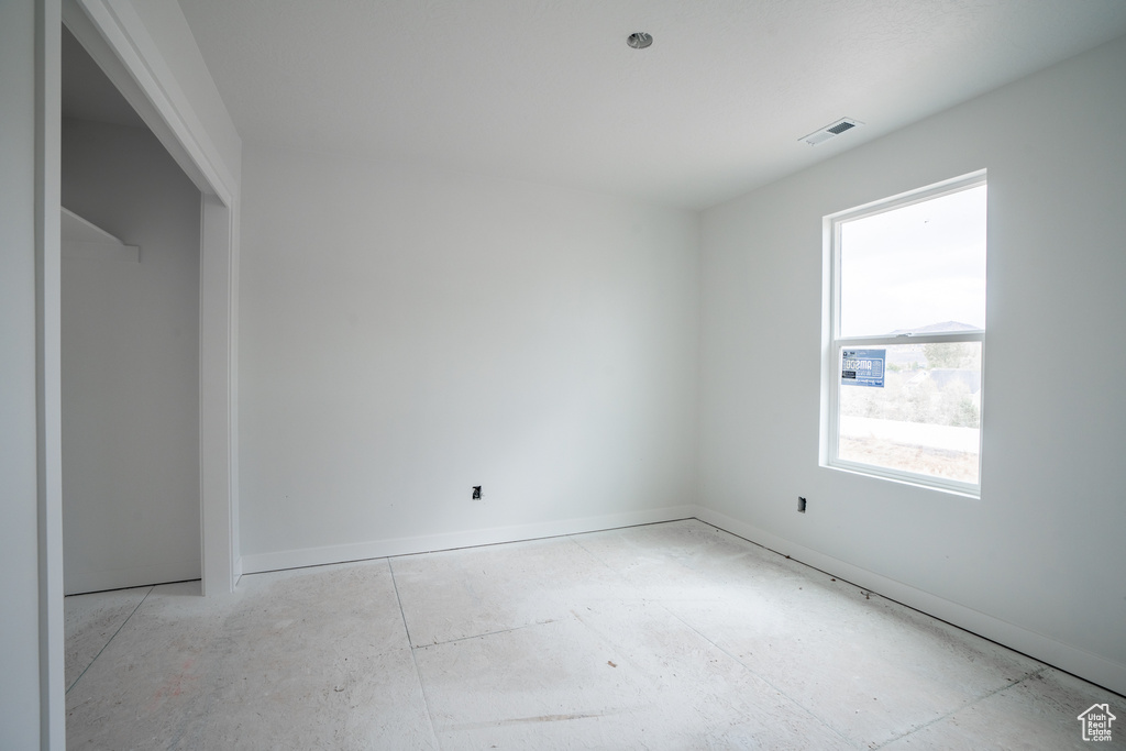 View of unfurnished bedroom