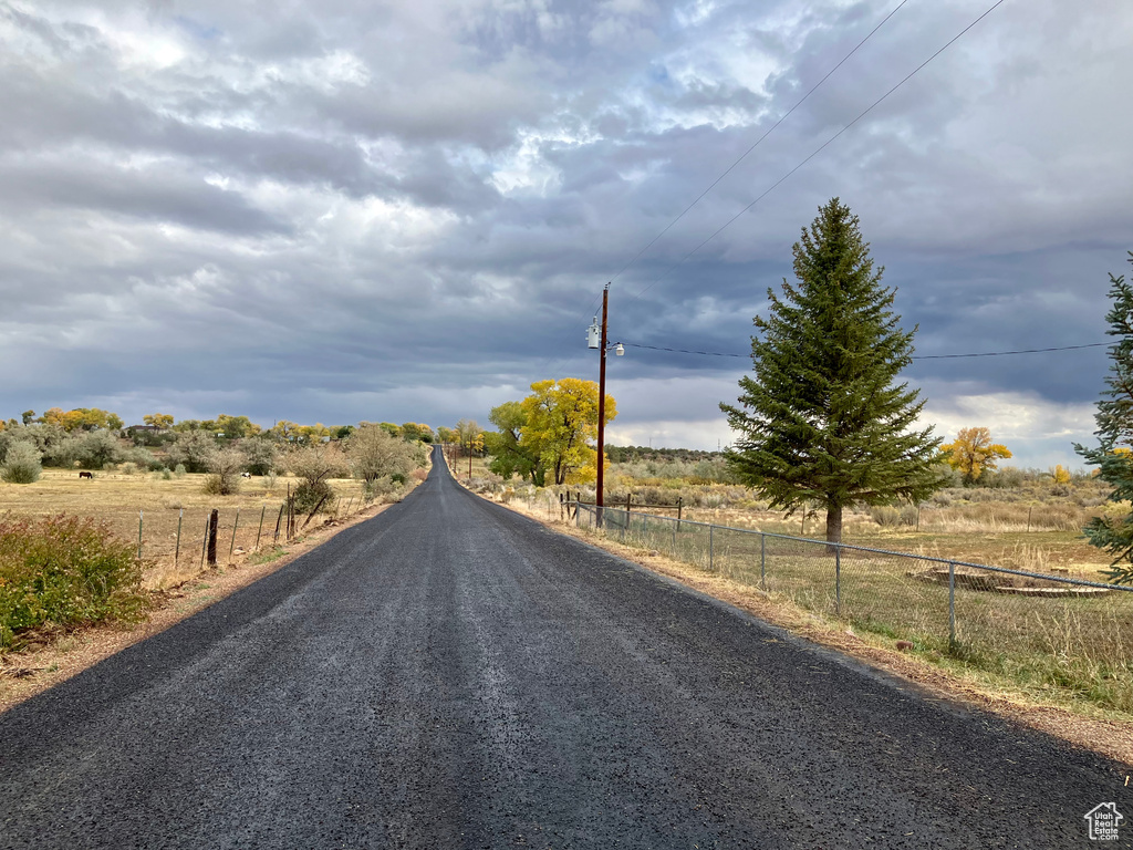 View of street featuring a rural view